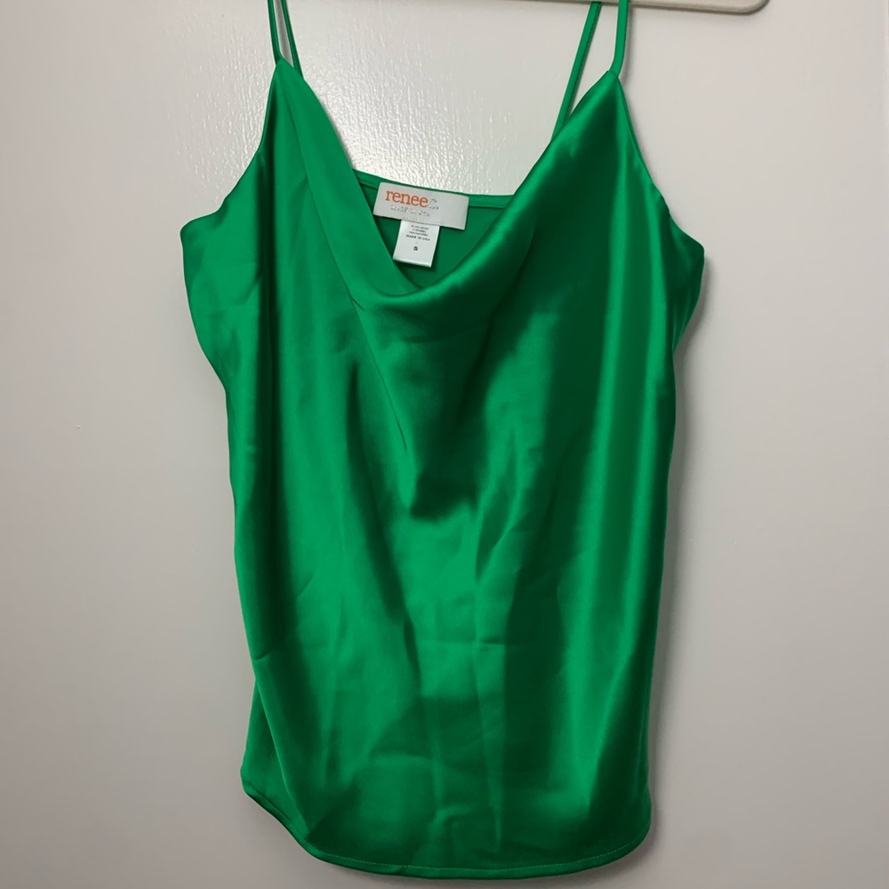 Silky green cami